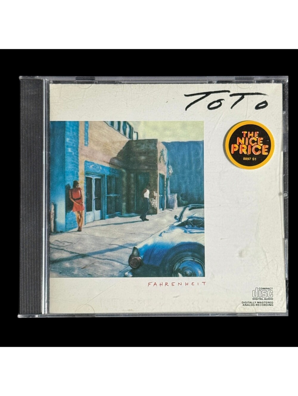 Toto Fahrenheit CD 1986 Columbia CK DADC Early Press Rock Pop Joseph Williams